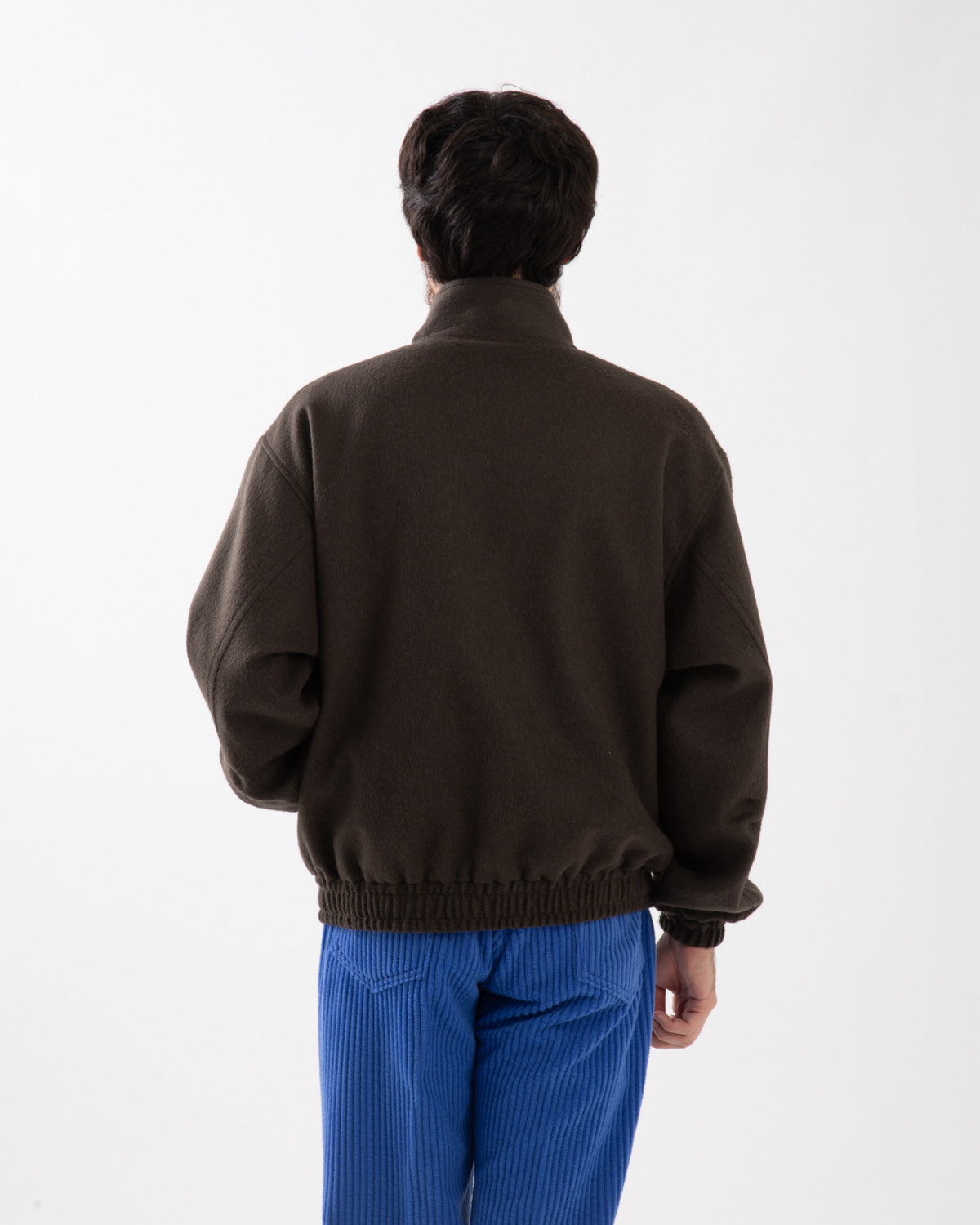BABY CAMEL FLANNEL ZIP BLOUSON