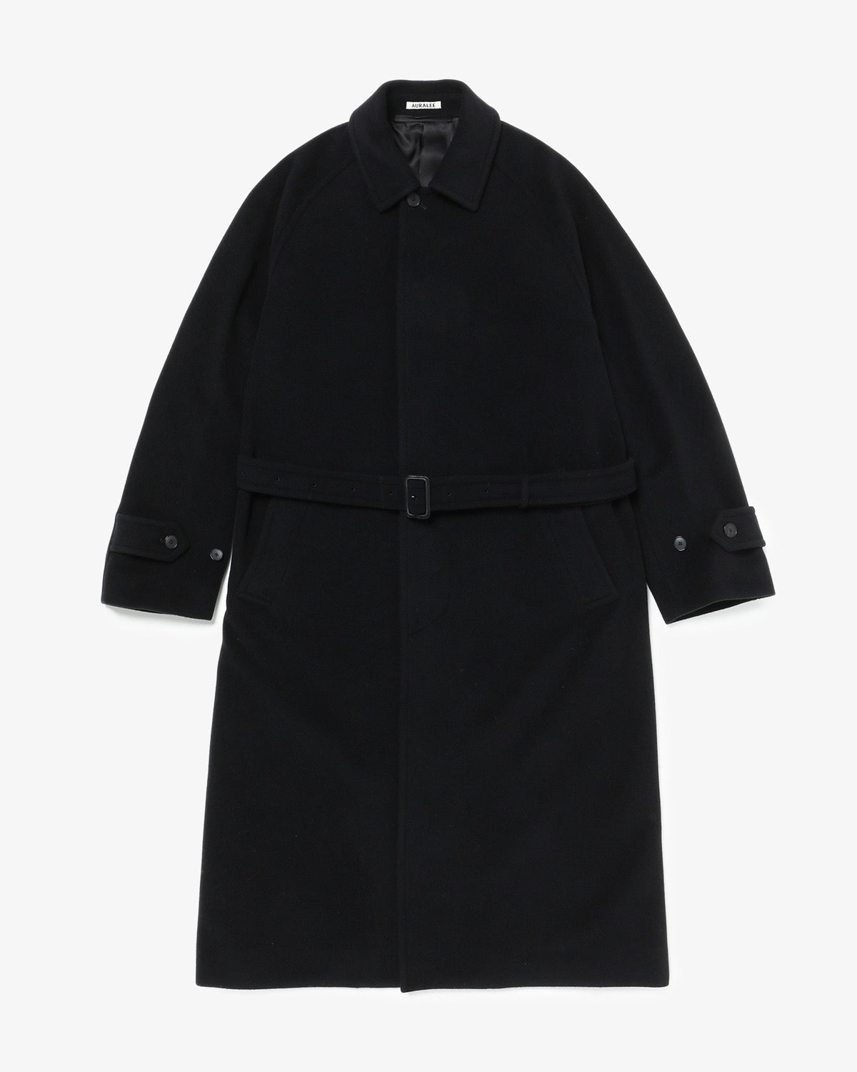 SUPER FINE WOOL MOSSER SOUTIEN COLLAR COAT