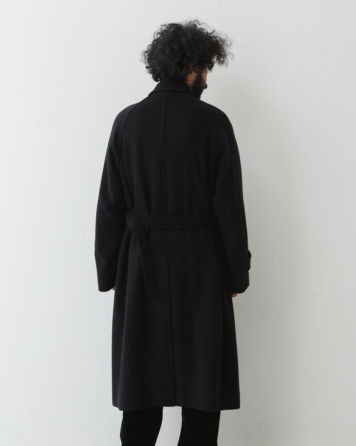 SUPER FINE WOOL MOSSER SOUTIEN COLLAR COAT