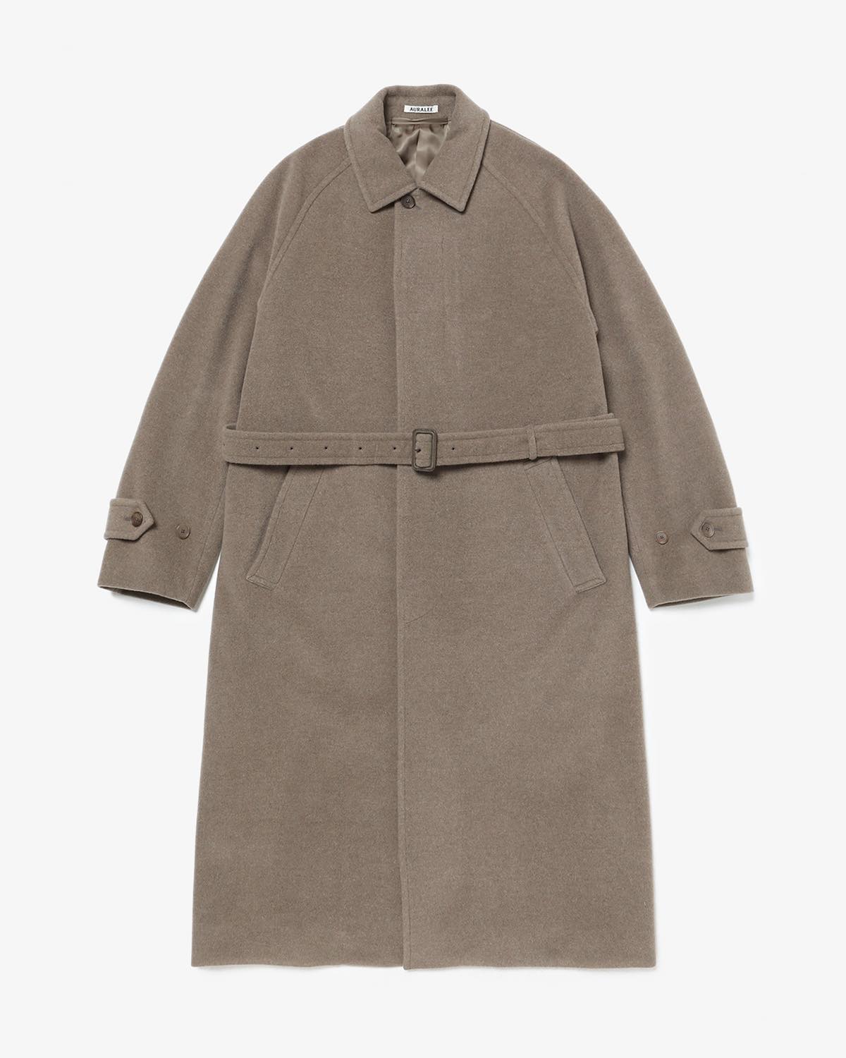 SUPER FINE WOOL MOSSER SOUTIEN COLLAR COAT