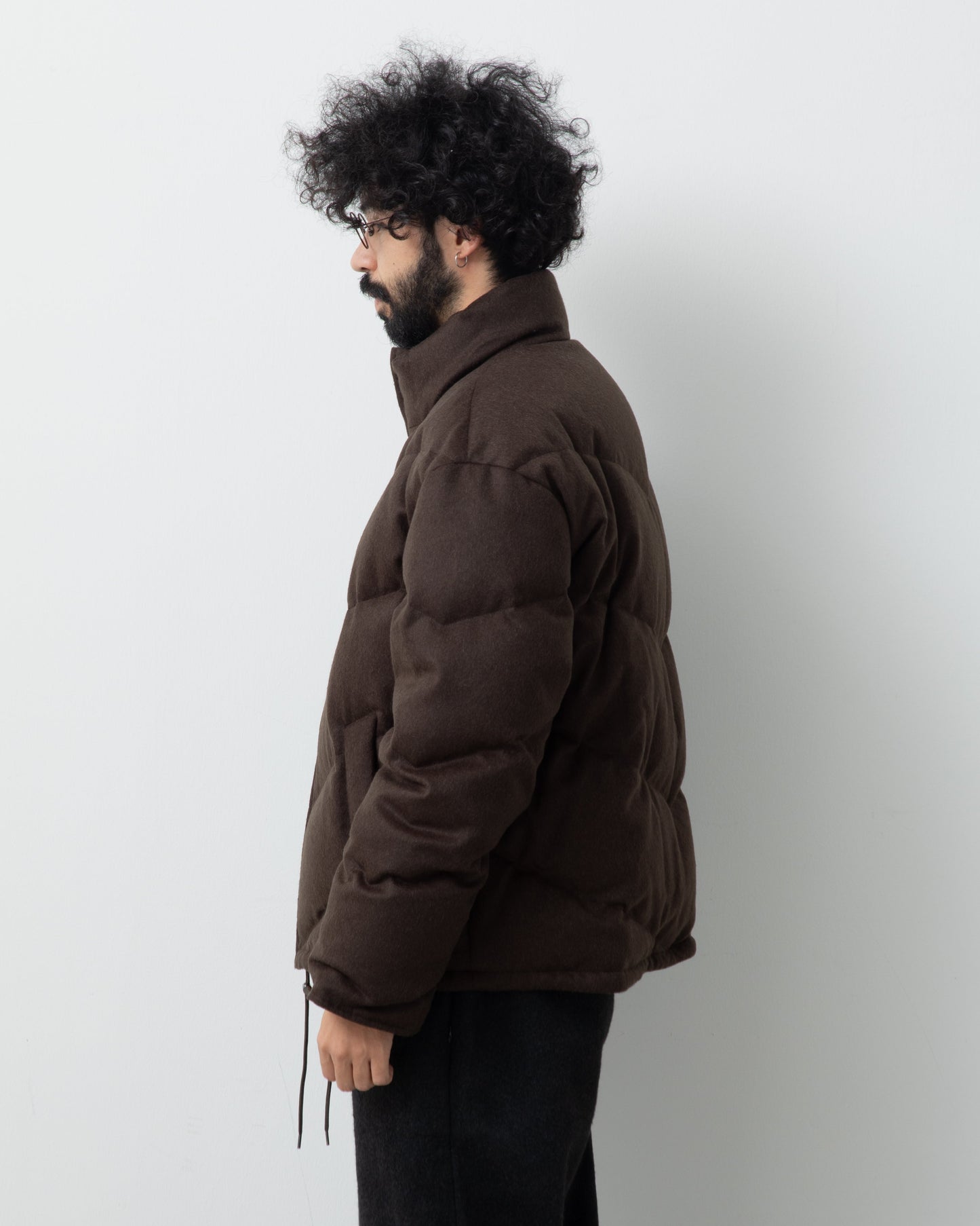 BABY CAMEL FLANNEL DOWN BLOUSON