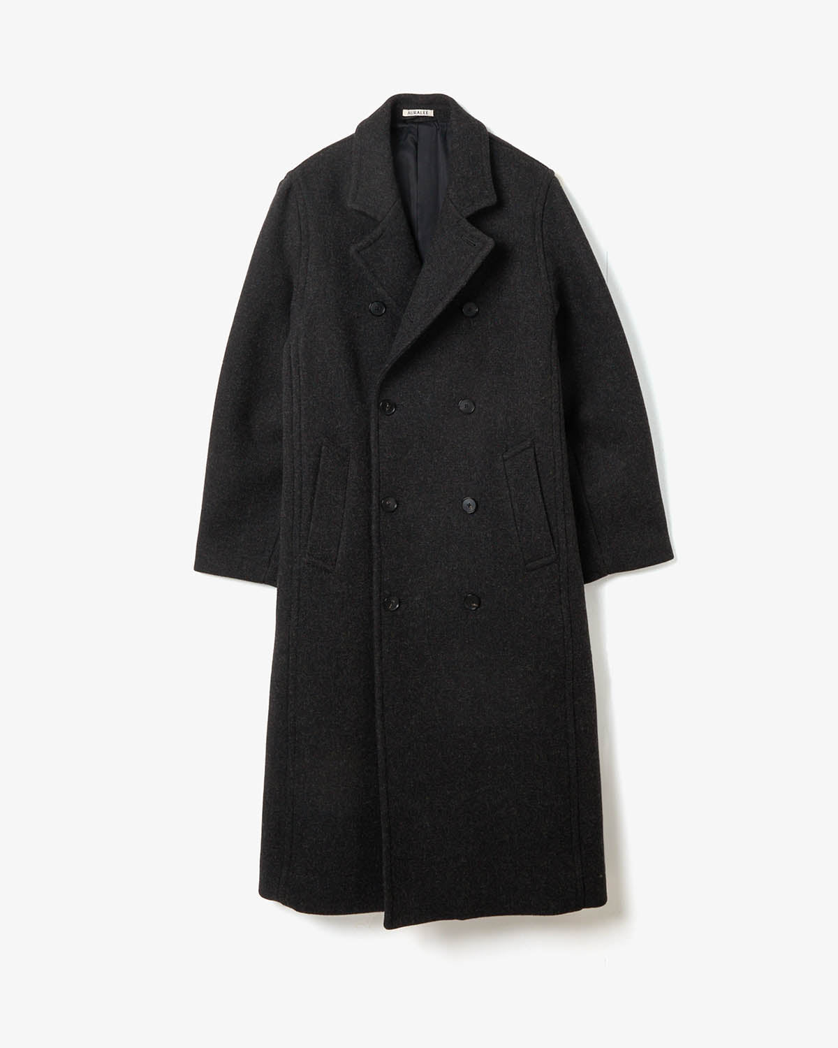 SHETLAND WOOL DOUBLE CLOTH COAT