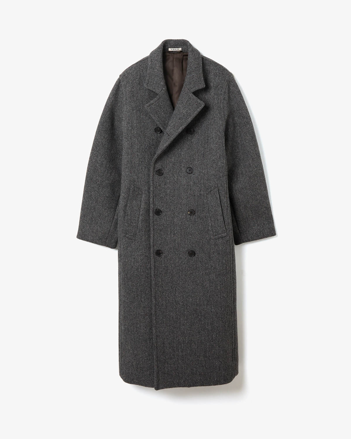SHETLAND WOOL DOUBLE CLOTH COAT