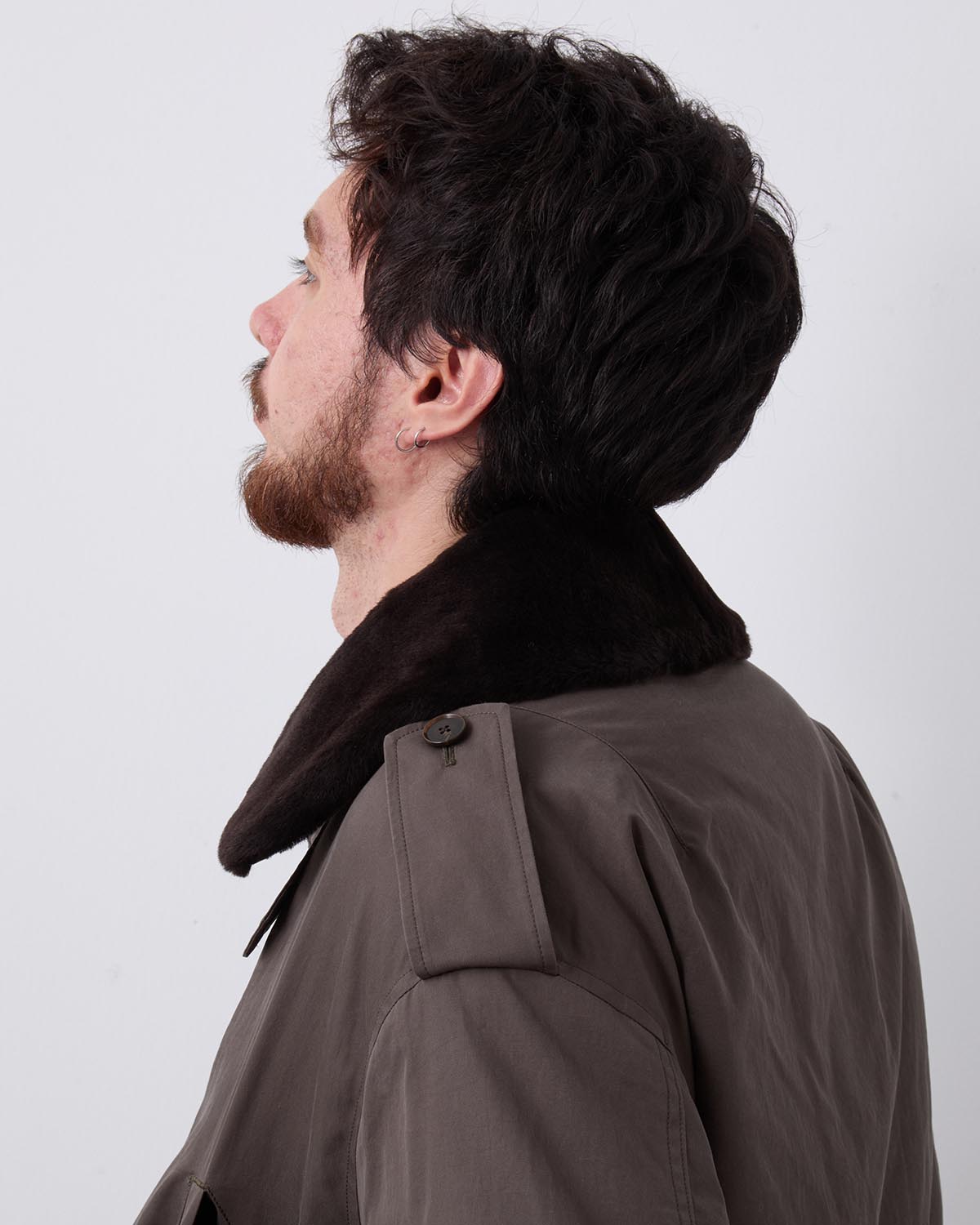 WASHED FINX COTTON GABARDINE FLIGHT BLOUSON