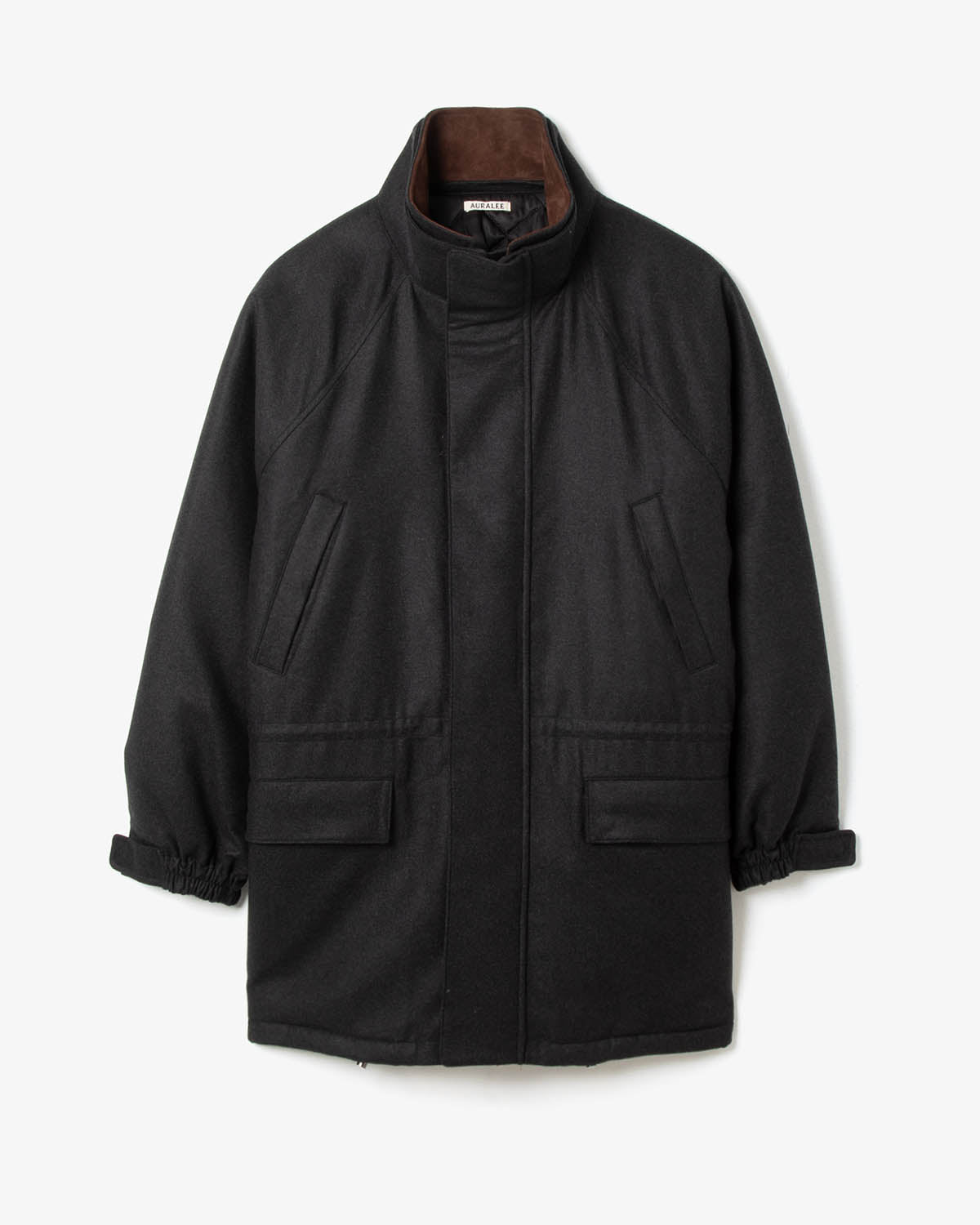 WOOL FULLING FLANNEL PADDED OVER BLOUSON