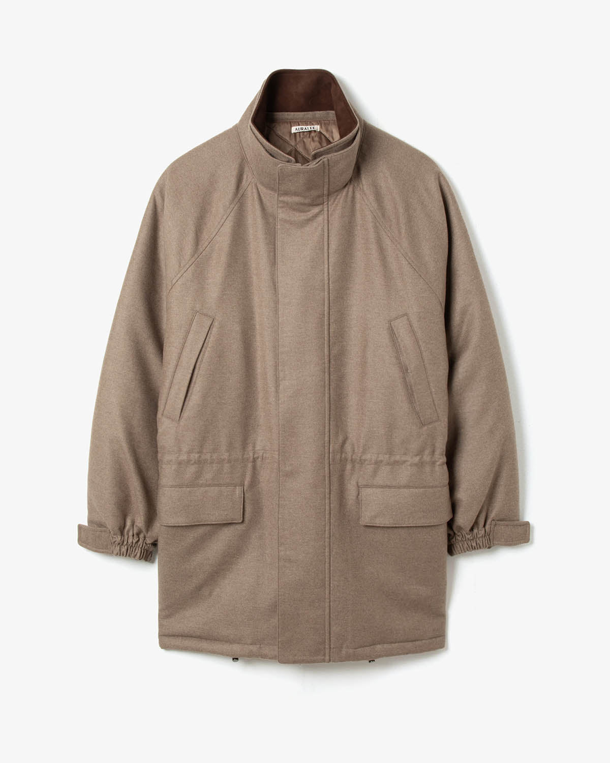 WOOL FULLING FLANNEL PADDED OVER BLOUSON