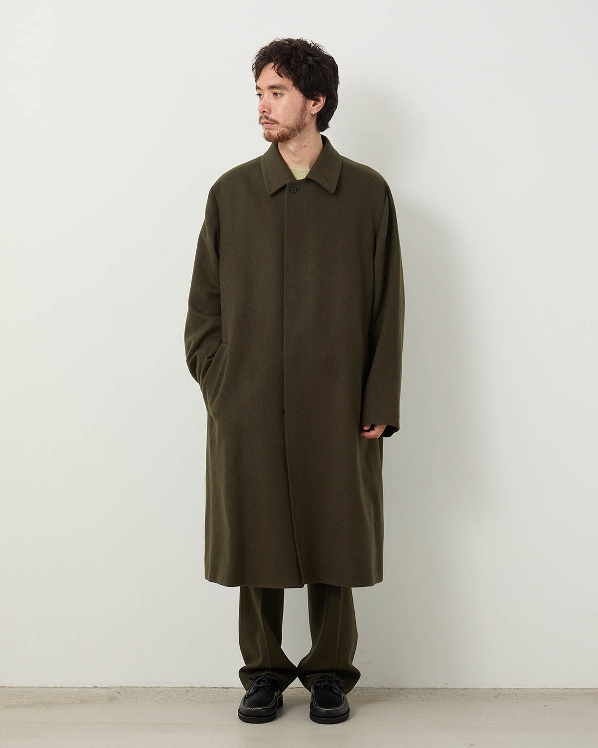 BABY CAMEL FLANNEL COAT