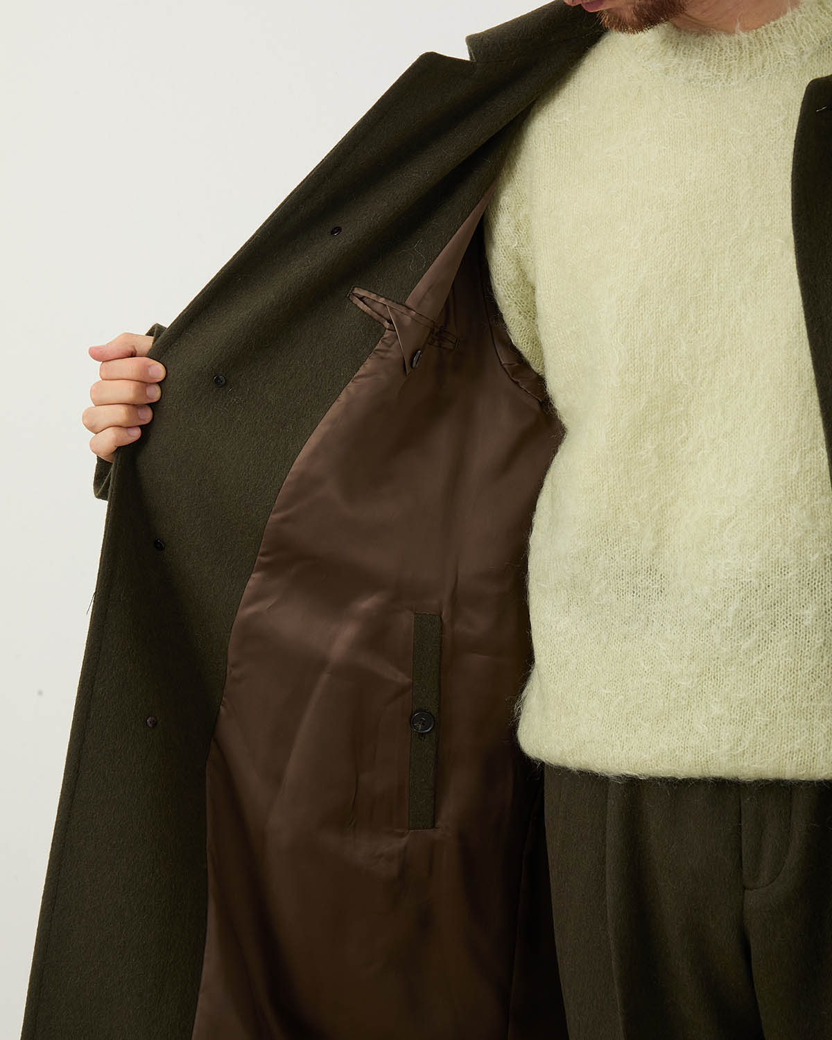 BABY CAMEL FLANNEL COAT