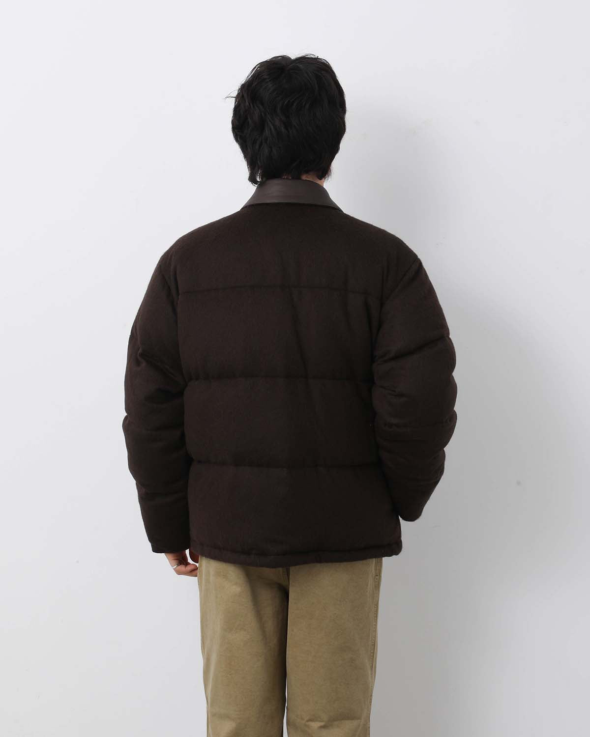 BABY CAMEL FLANNEL DOWN BLOUSON