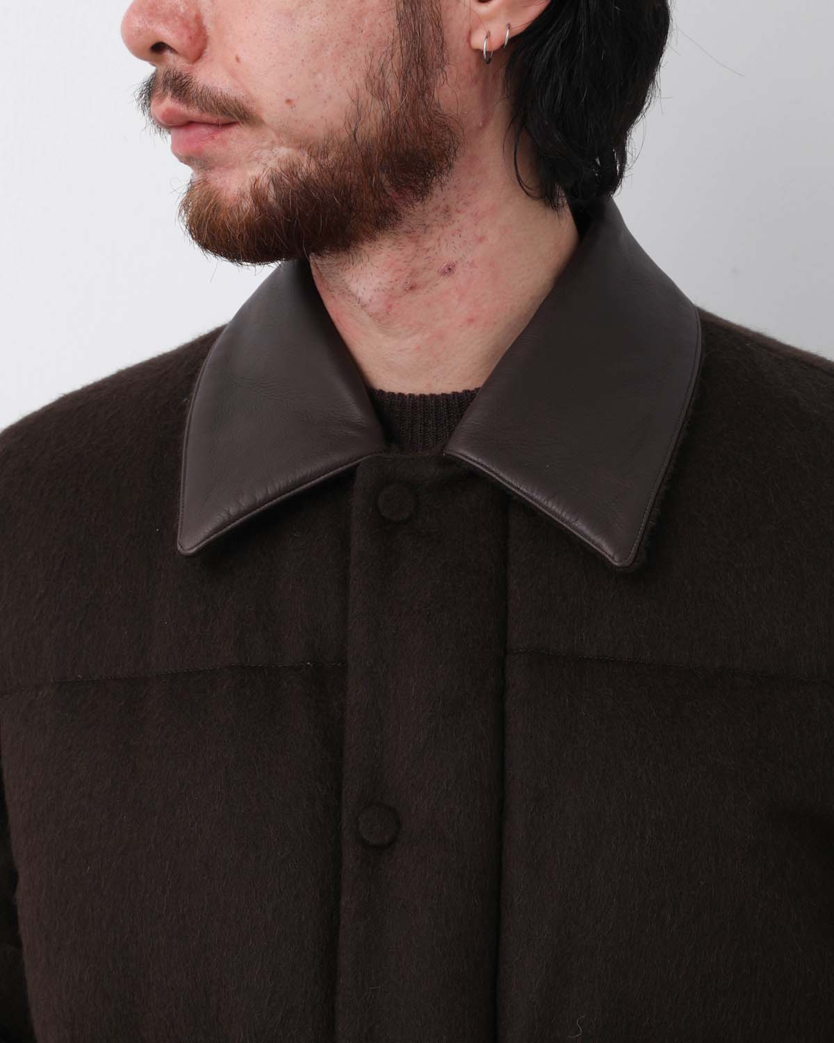 BABY CAMEL FLANNEL DOWN BLOUSON