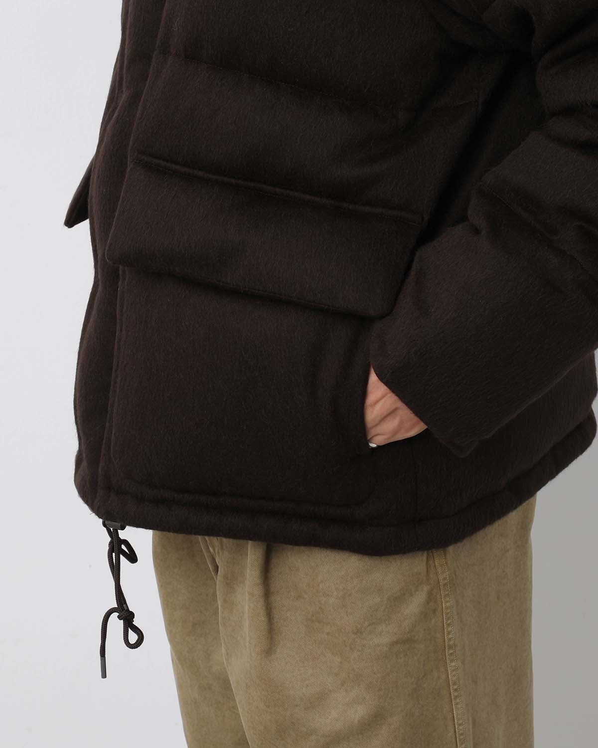 BABY CAMEL FLANNEL DOWN BLOUSON