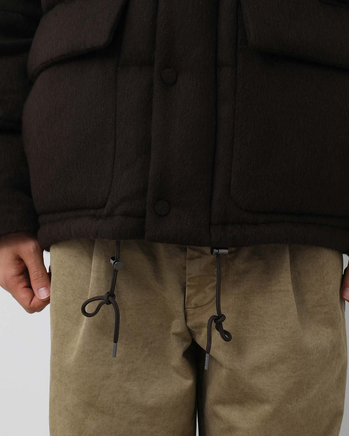 BABY CAMEL FLANNEL DOWN BLOUSON