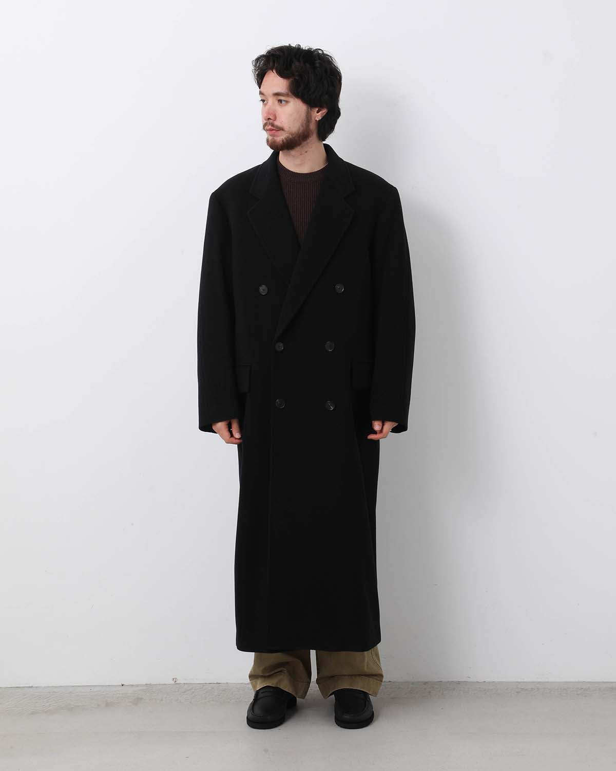 SUPER FINE WOOL MOSSER CHESTERFIELD COAT