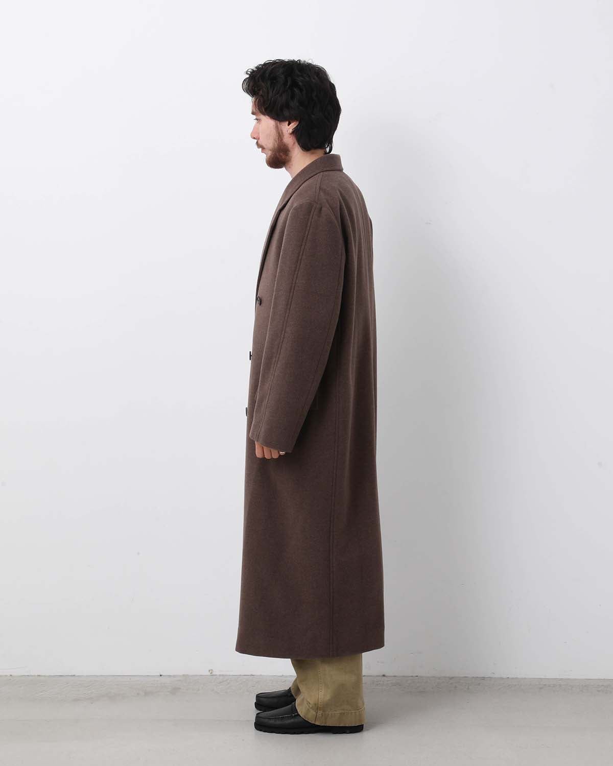 SUPER FINE WOOL MOSSER CHESTERFIELD COAT