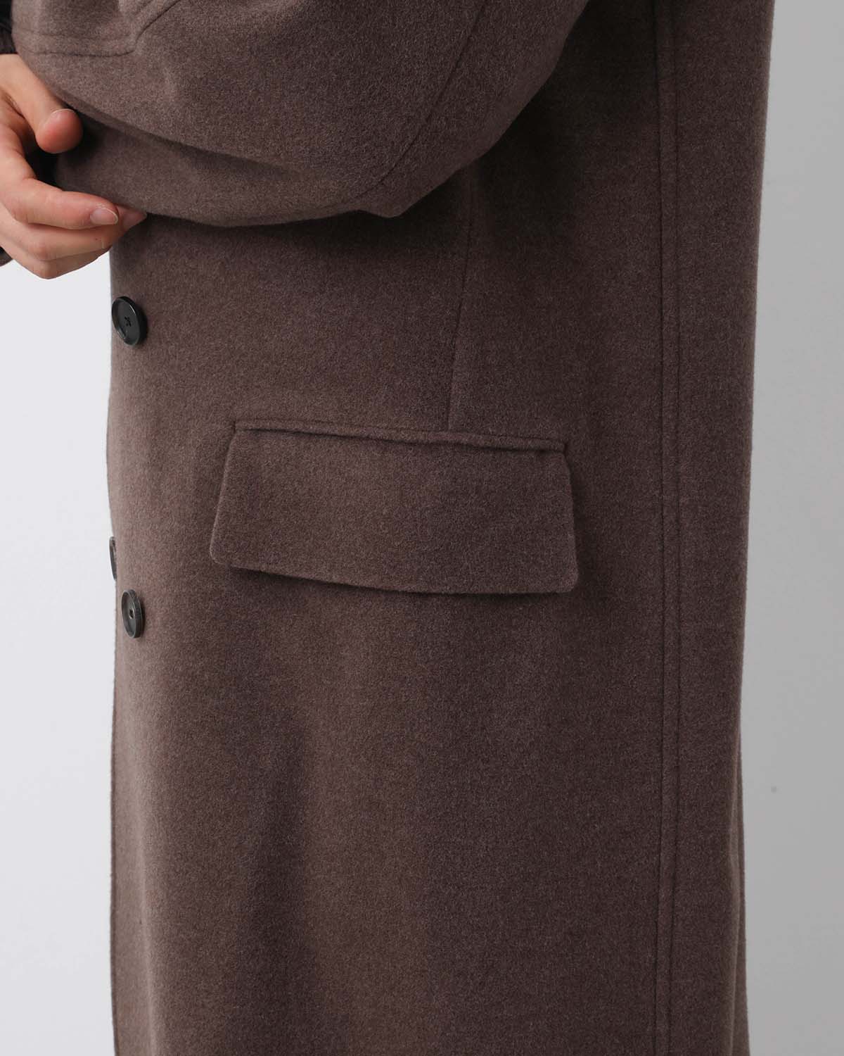 SUPER FINE WOOL MOSSER CHESTERFIELD COAT