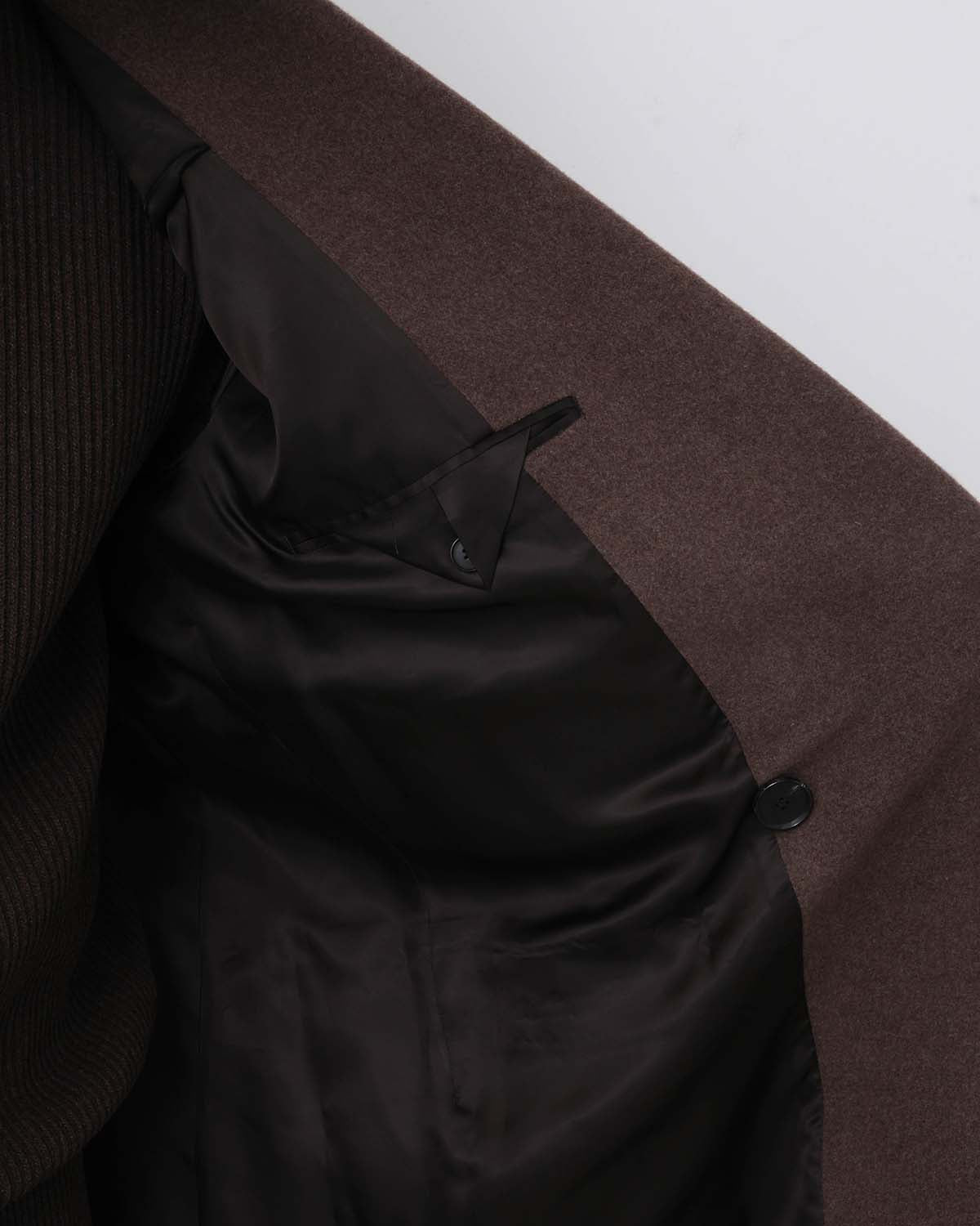 SUPER FINE WOOL MOSSER CHESTERFIELD COAT