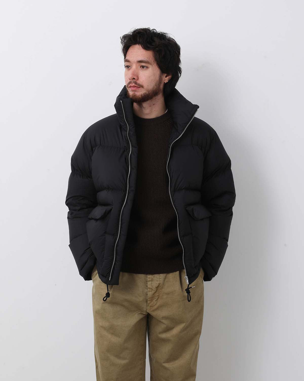 SUPER LIGHT NYLON RIPSTOP DOWN BLOUSON