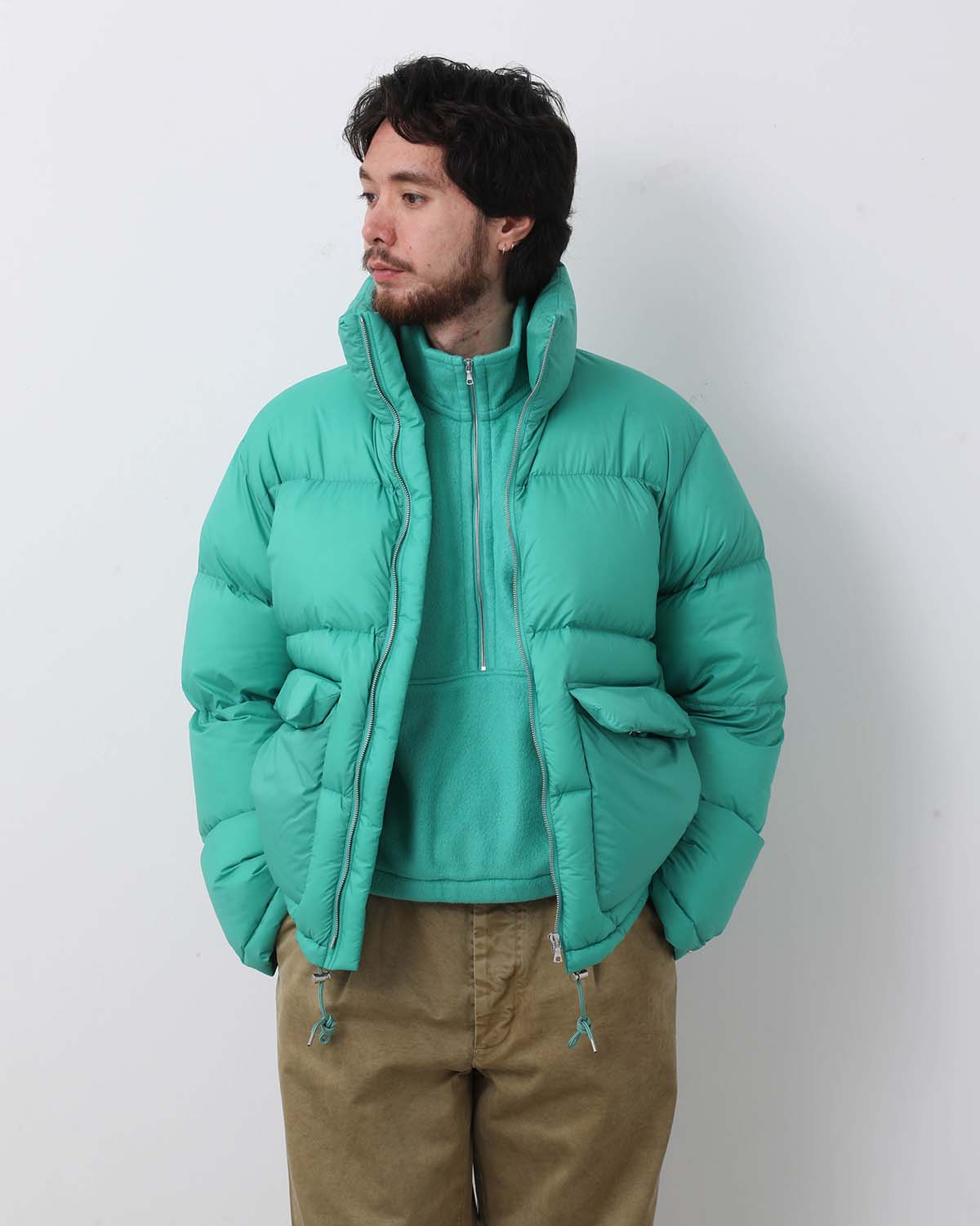 SUPER LIGHT NYLON RIPSTOP DOWN BLOUSON