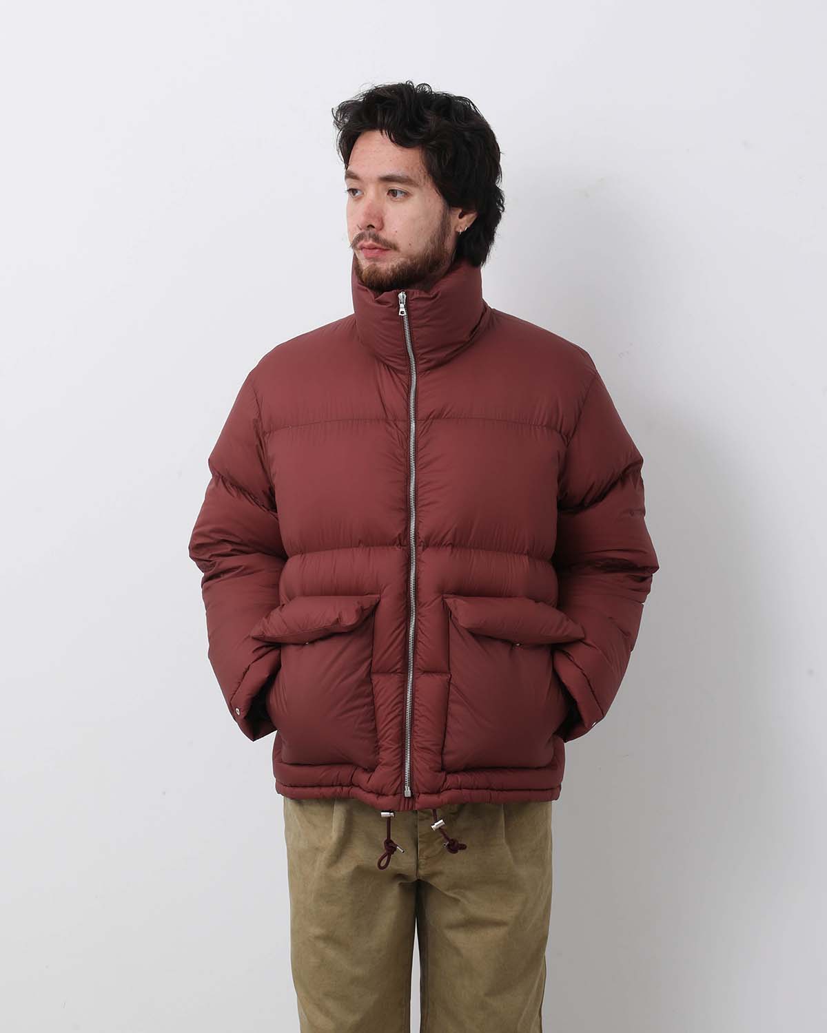 SUPER LIGHT NYLON RIPSTOP DOWN BLOUSON