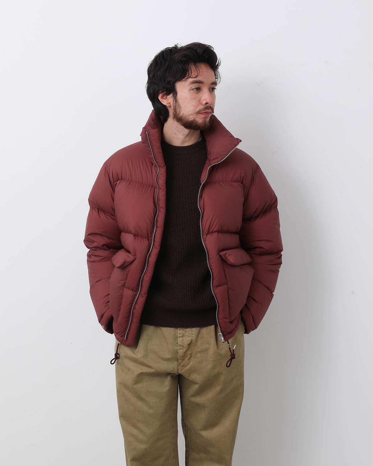 SUPER LIGHT NYLON RIPSTOP DOWN BLOUSON