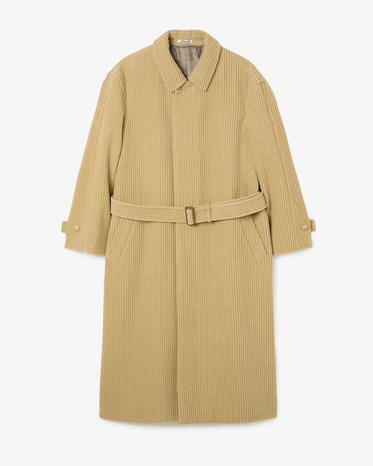 WOOL CASHMERE CORDUROY SOUTIEN COLLAR COAT
