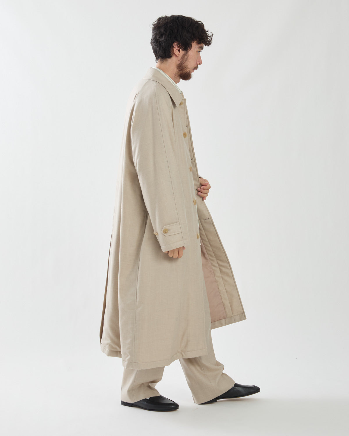 SUPER LIGHT WOOL PADDED COAT