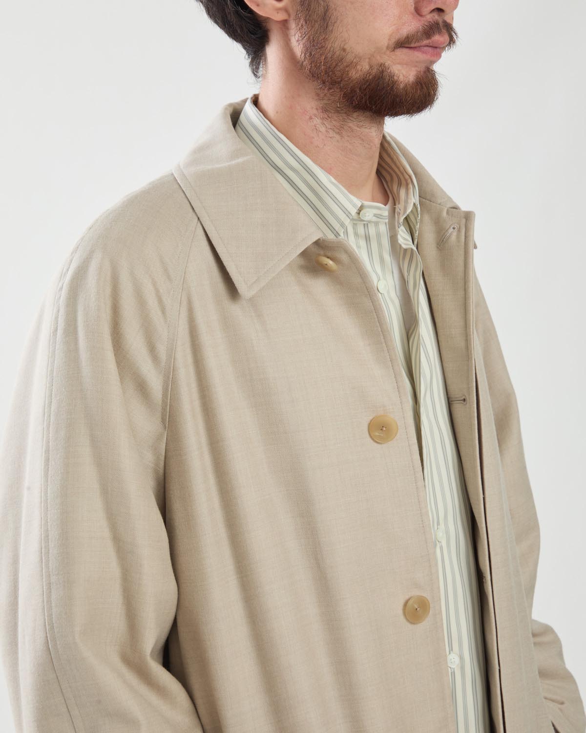 SUPER LIGHT WOOL PADDED COAT