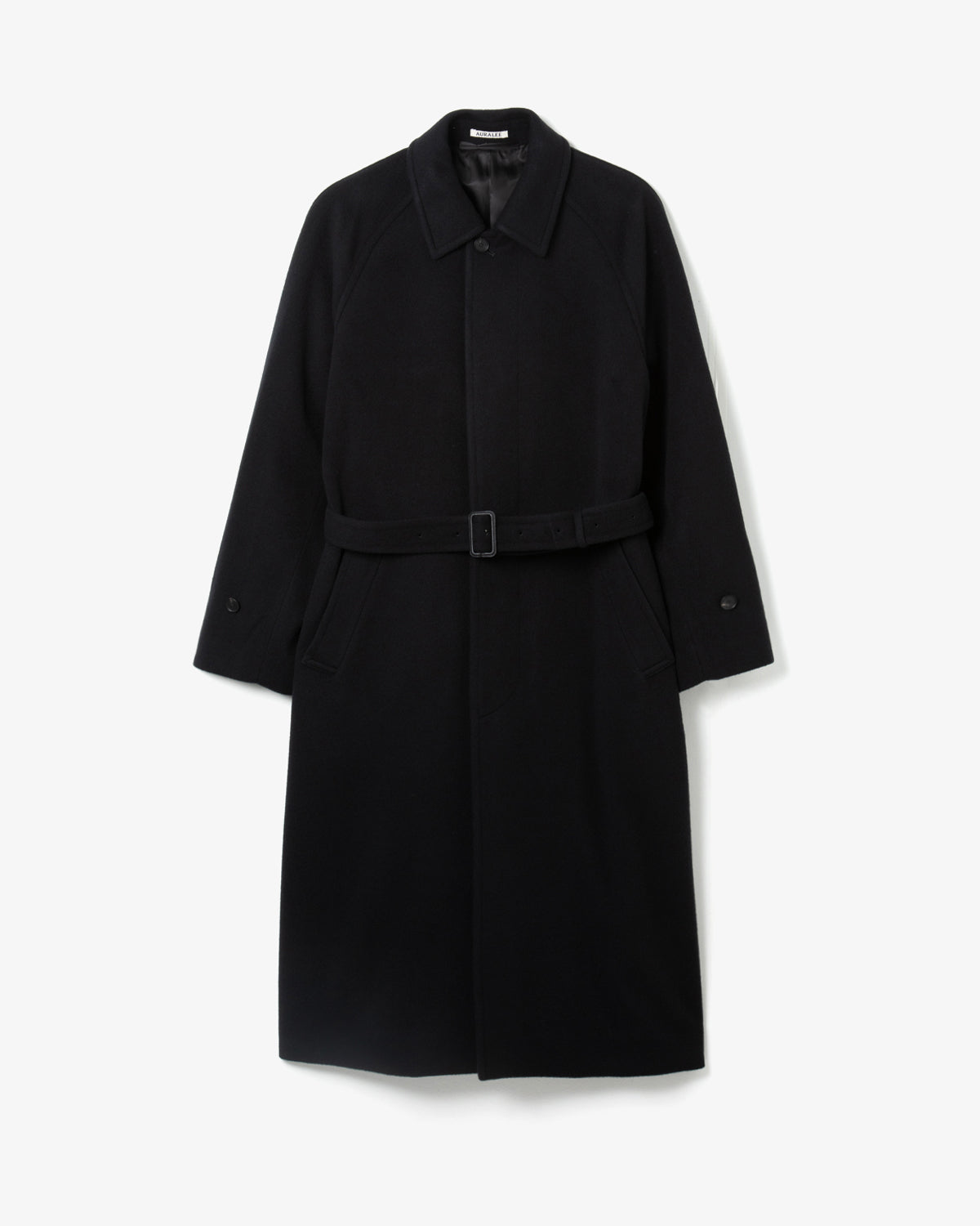 SUPER FINE WOOL MOSSER SOUTIEN COLLAR COAT