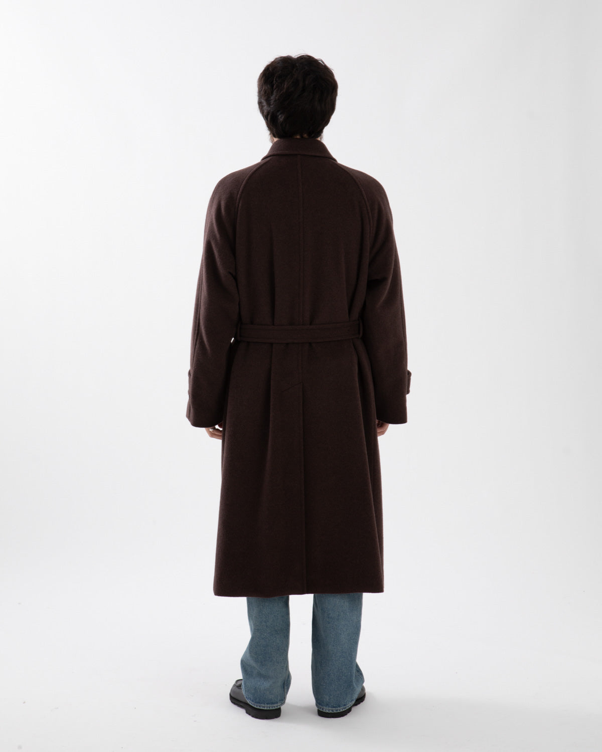 SUPER FINE WOOL MOSSER SOUTIEN COLLAR COAT
