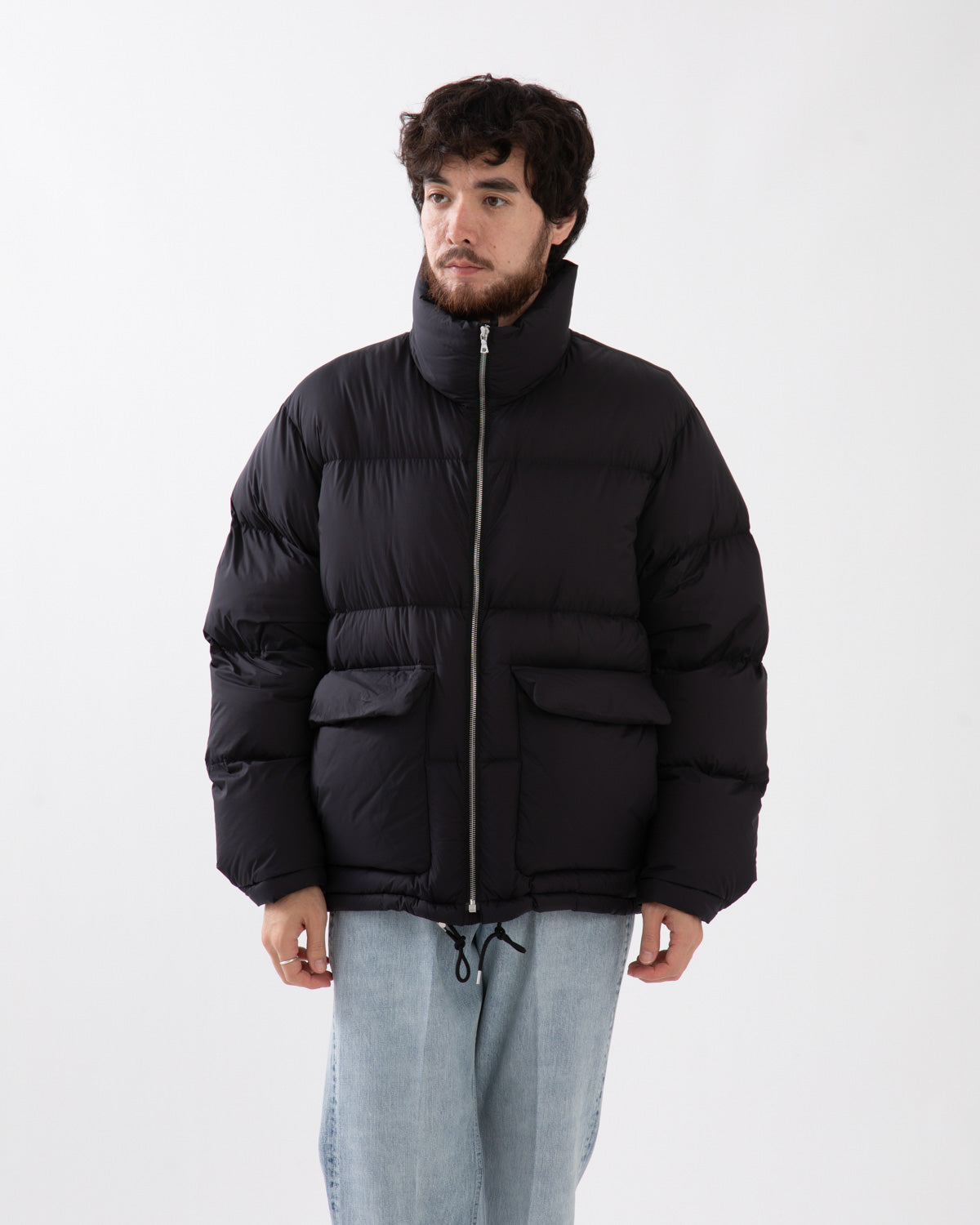 SUPER LIGHT NYLON RIPSTOP DOWN BLOUSON