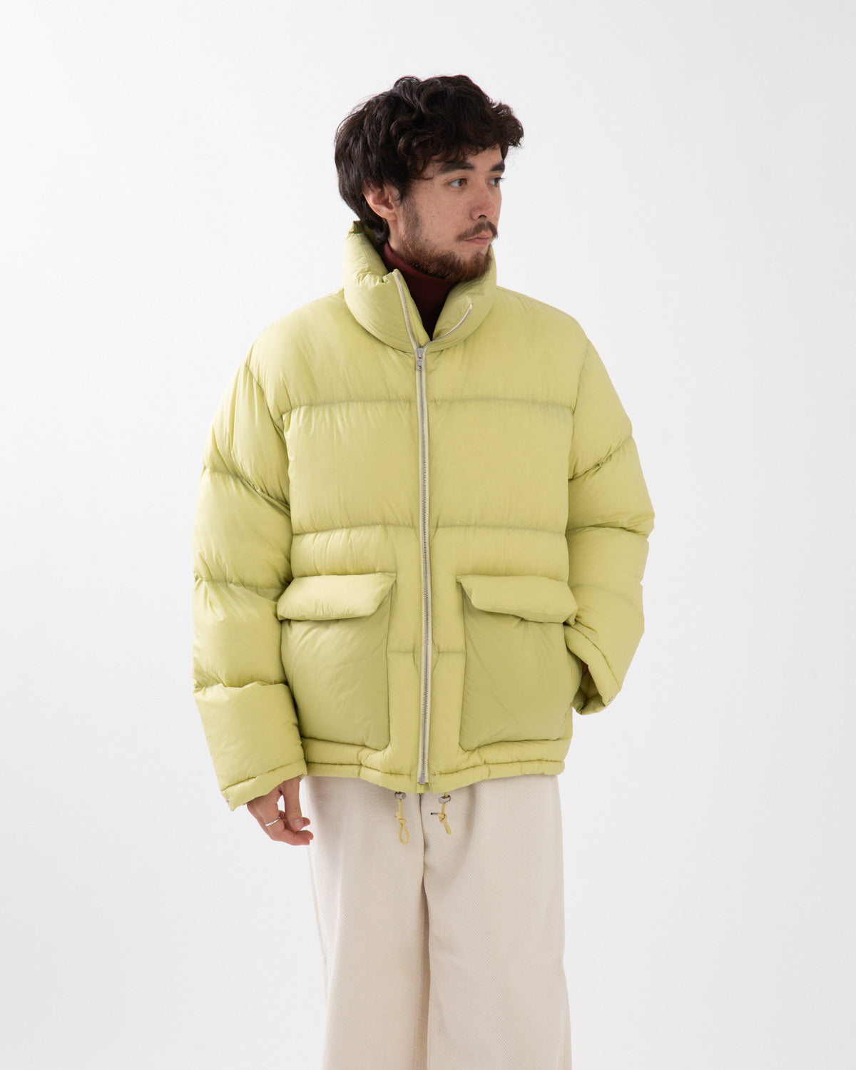 SUPER LIGHT NYLON RIPSTOP DOWN BLOUSON
