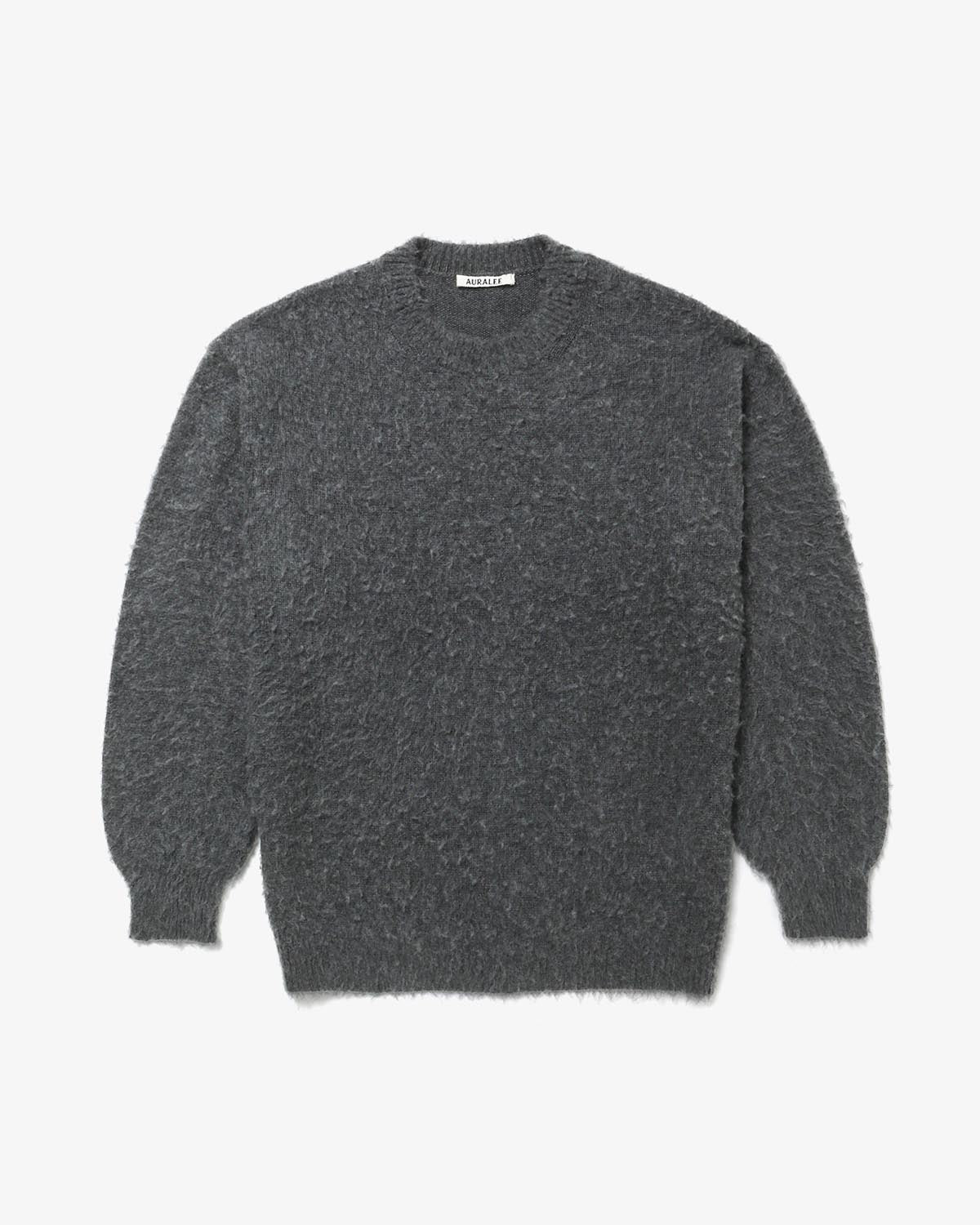 BRUSHED WOOL CASHMERE SILK KNIT P/O