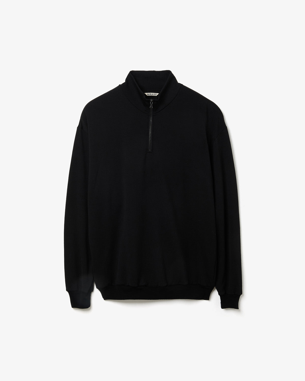 LIGHT WOOL SWEAT HALF ZIP P/O