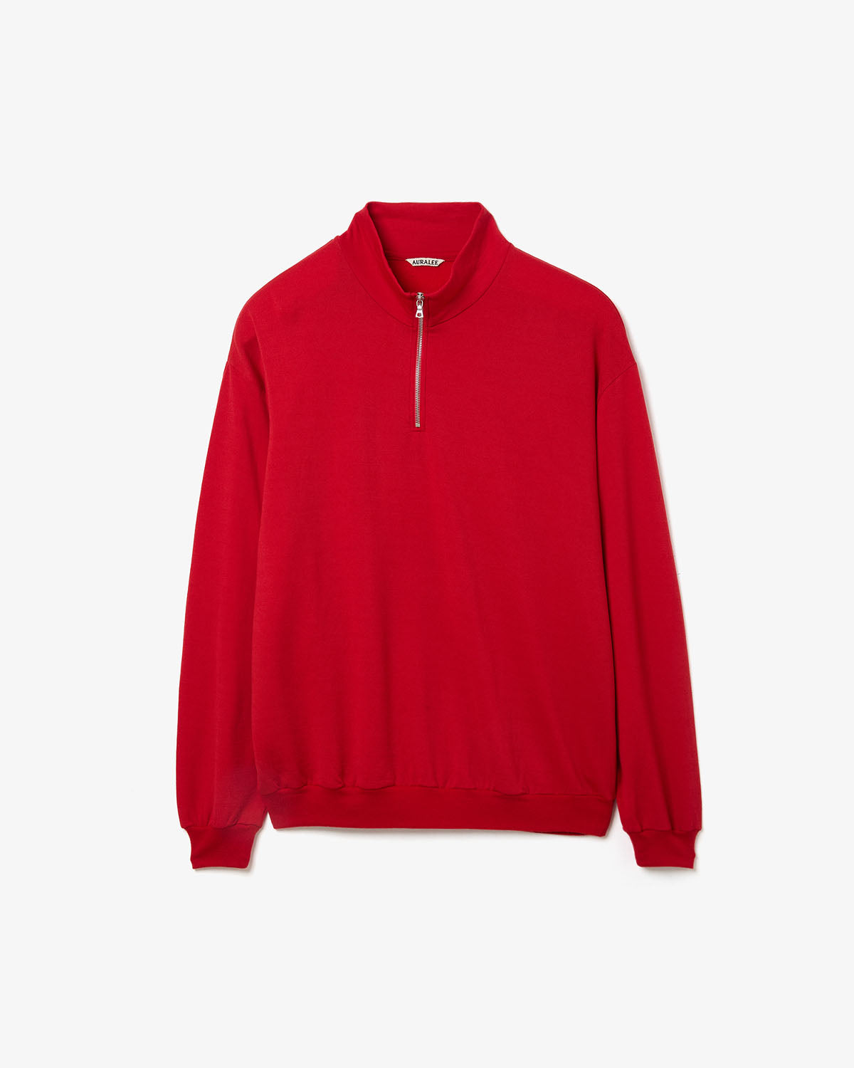 LIGHT WOOL SWEAT HALF ZIP P/O