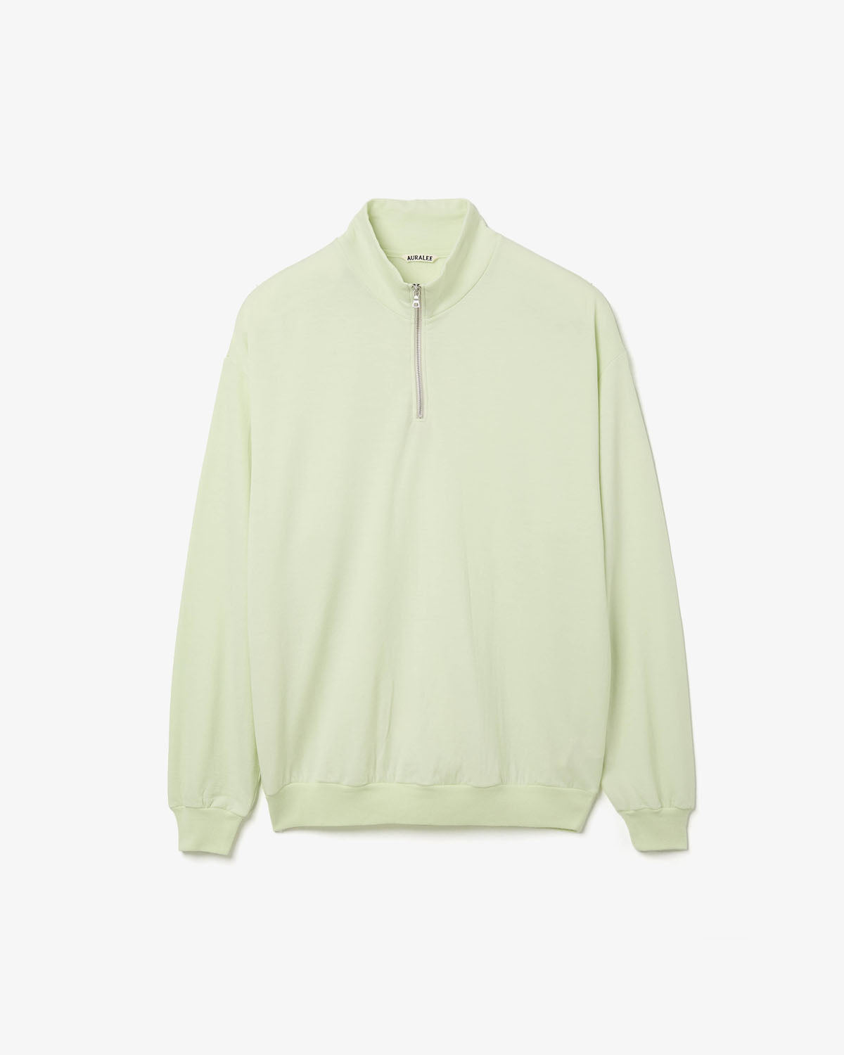 LIGHT WOOL SWEAT HALF ZIP P/O