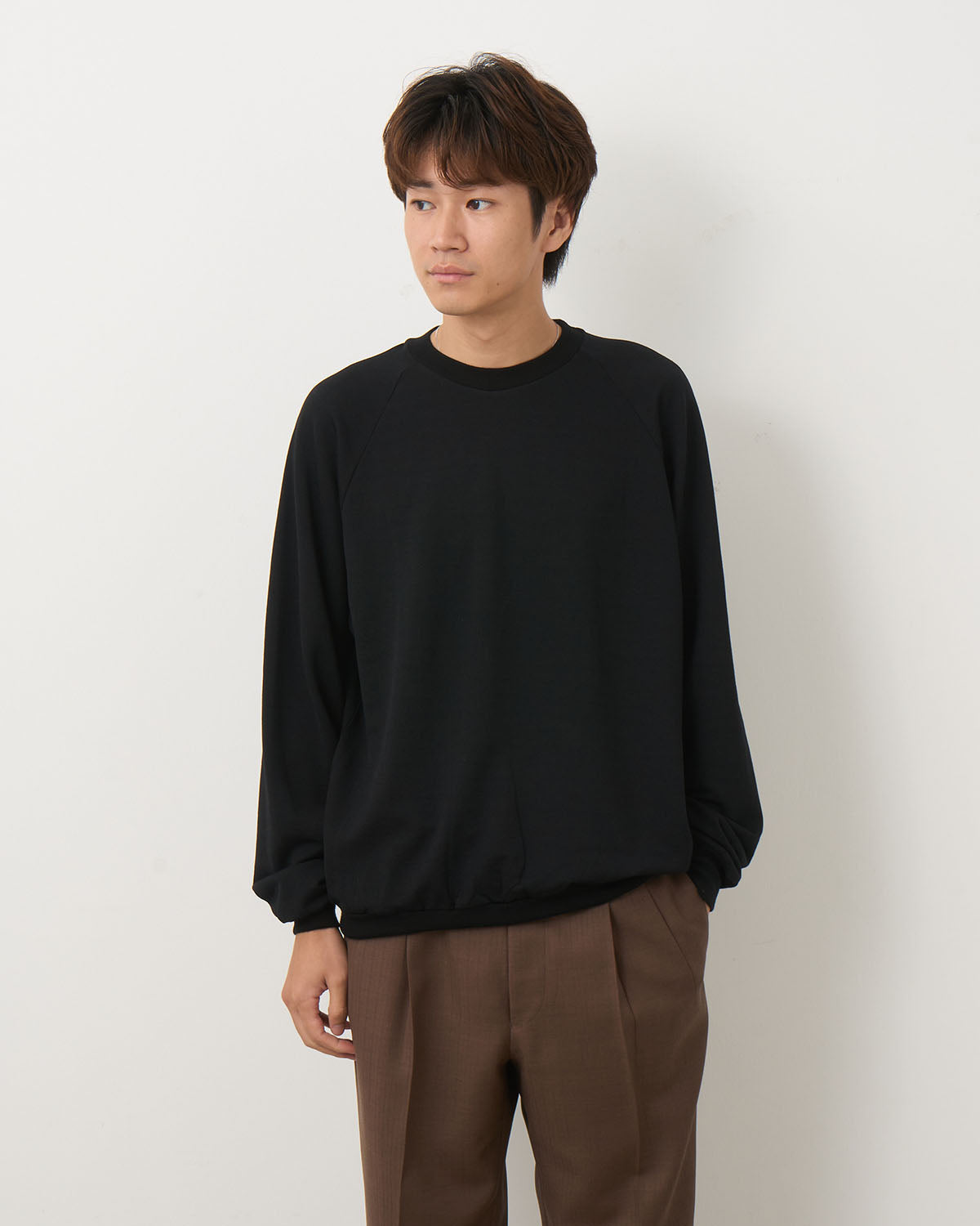 LIGHT WOOL SWEAT P/O