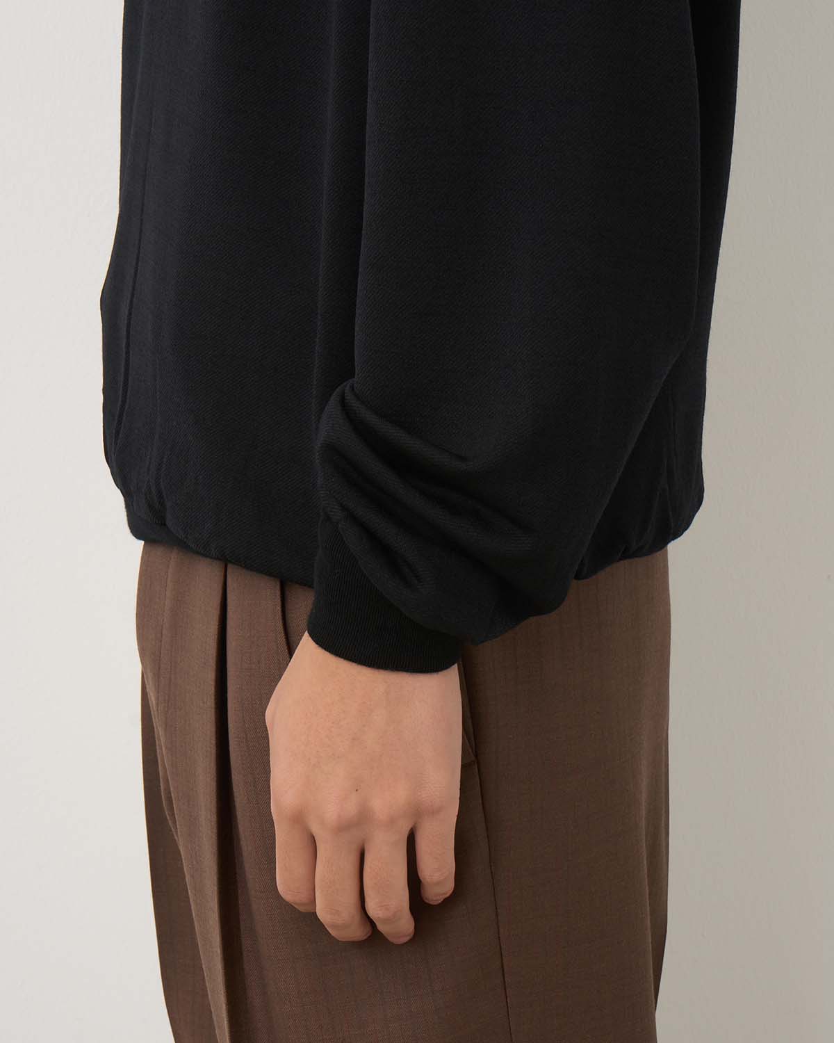 LIGHT WOOL SWEAT P/O