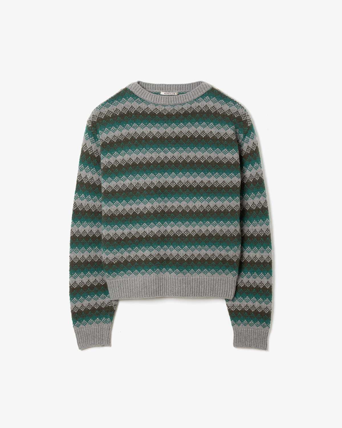 CASHMERE JACQUARD KNIT P/O