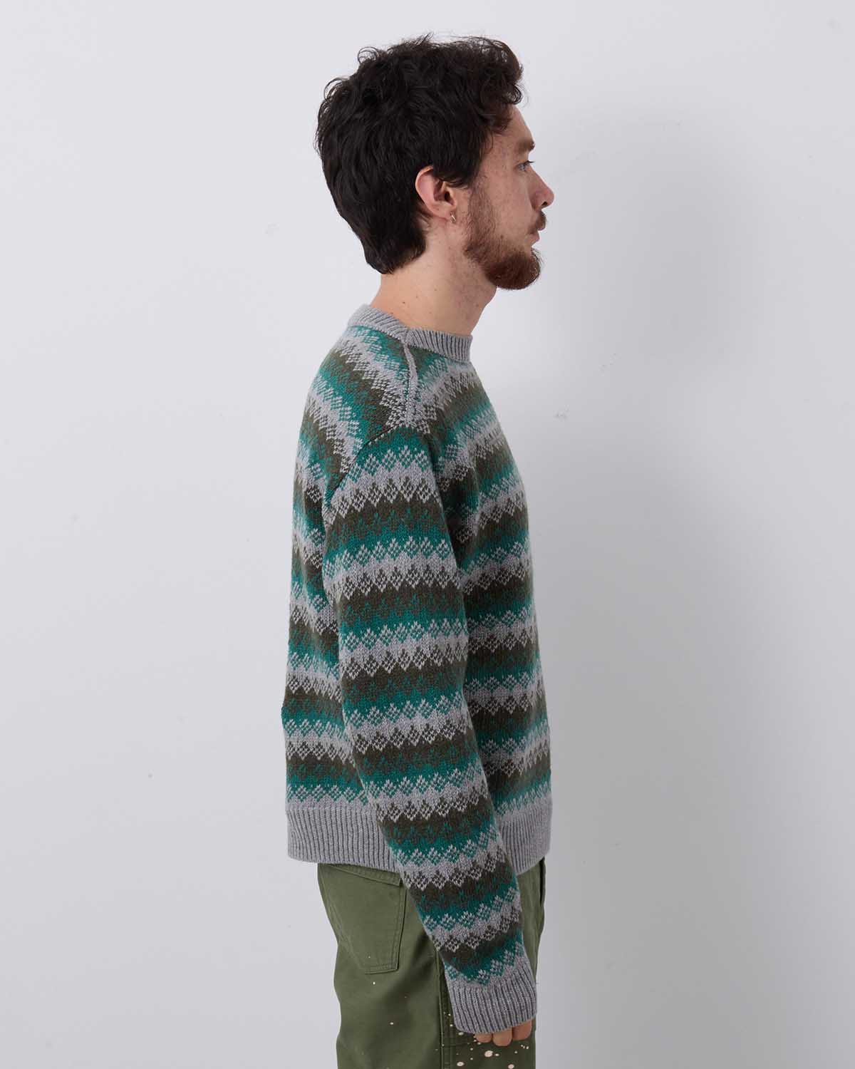 CASHMERE JACQUARD KNIT P/O