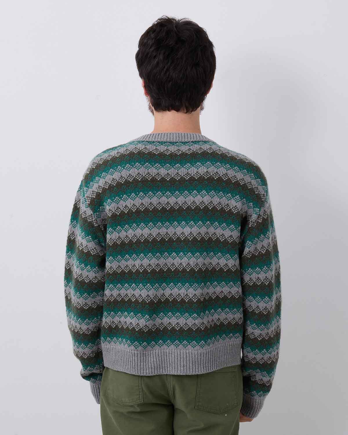 CASHMERE JACQUARD KNIT P/O