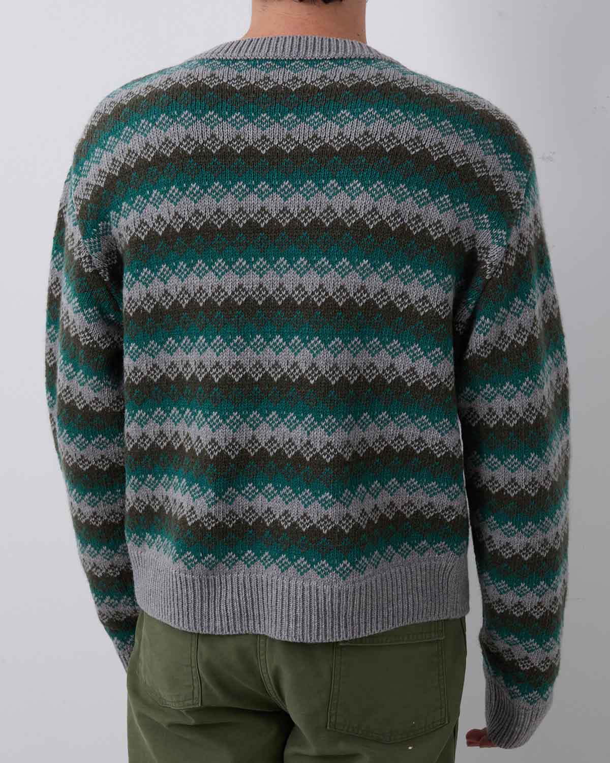 CASHMERE JACQUARD KNIT P/O