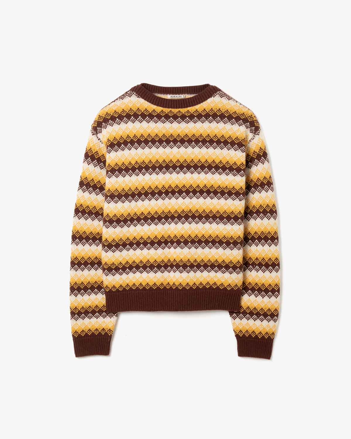 CASHMERE JACQUARD KNIT P/O