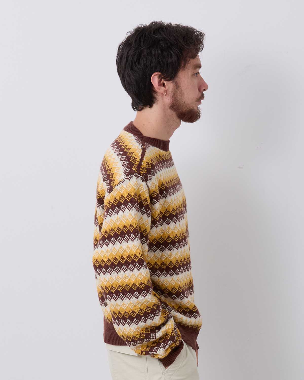 CASHMERE JACQUARD KNIT P/O