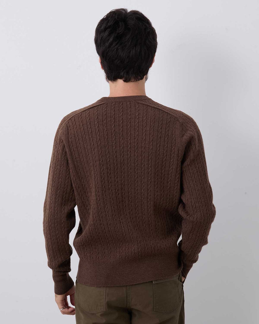 SUPER FINE WOOL ARAN KNIT P/O – COVERCHORD