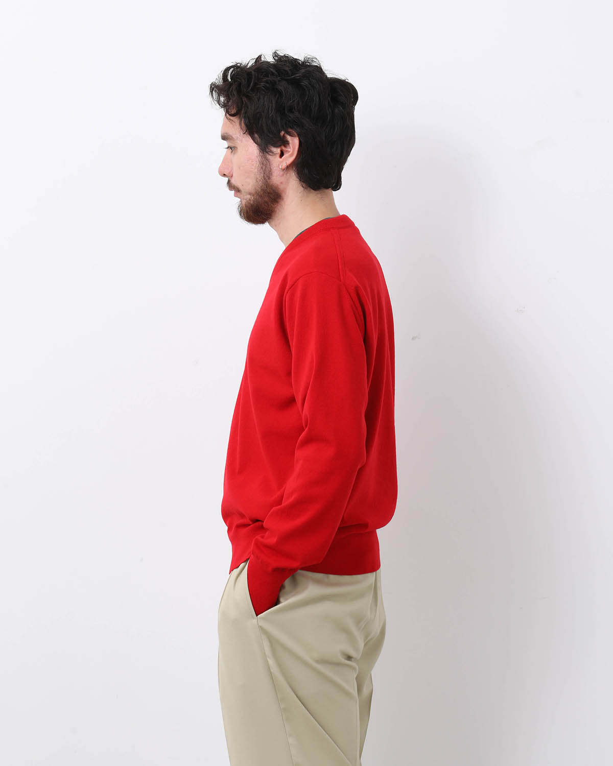 HIGH TWIST WOOL KNIT V-NECK P/O – COVERCHORD