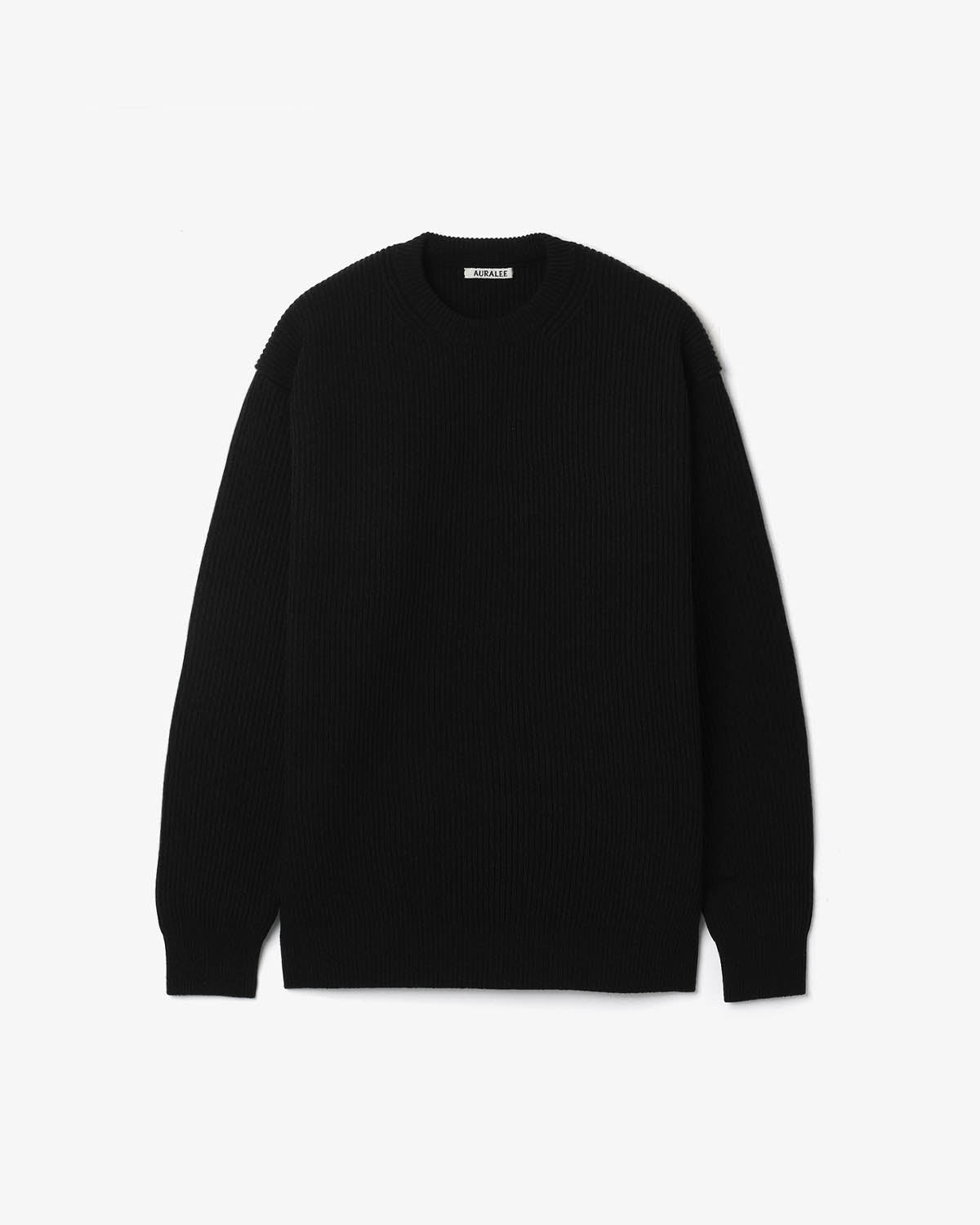 SUPER FINE WOOL RIB KNIT P/O
