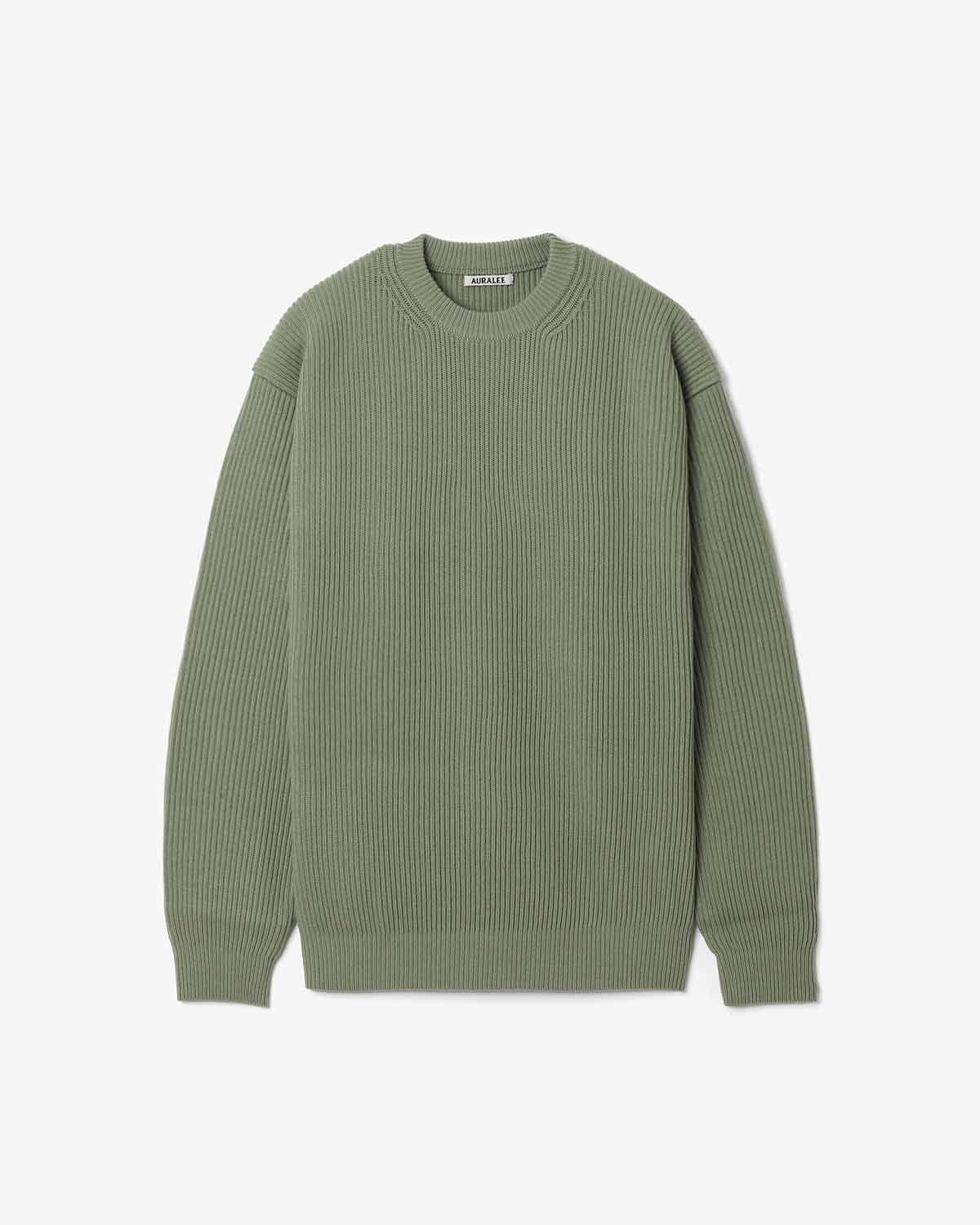 SUPER FINE WOOL RIB KNIT P/O