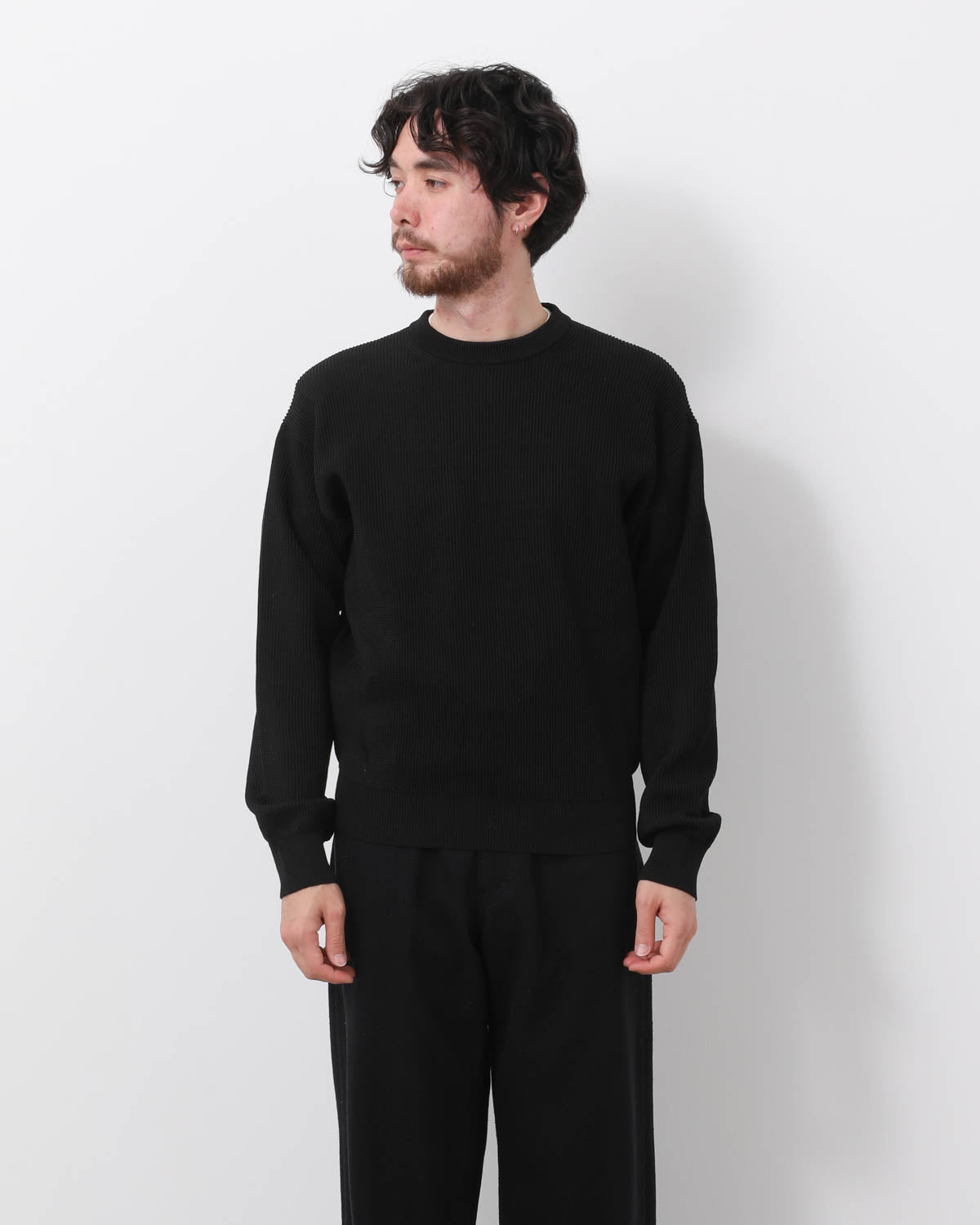 FLAT YARN RIB KNIT P/O