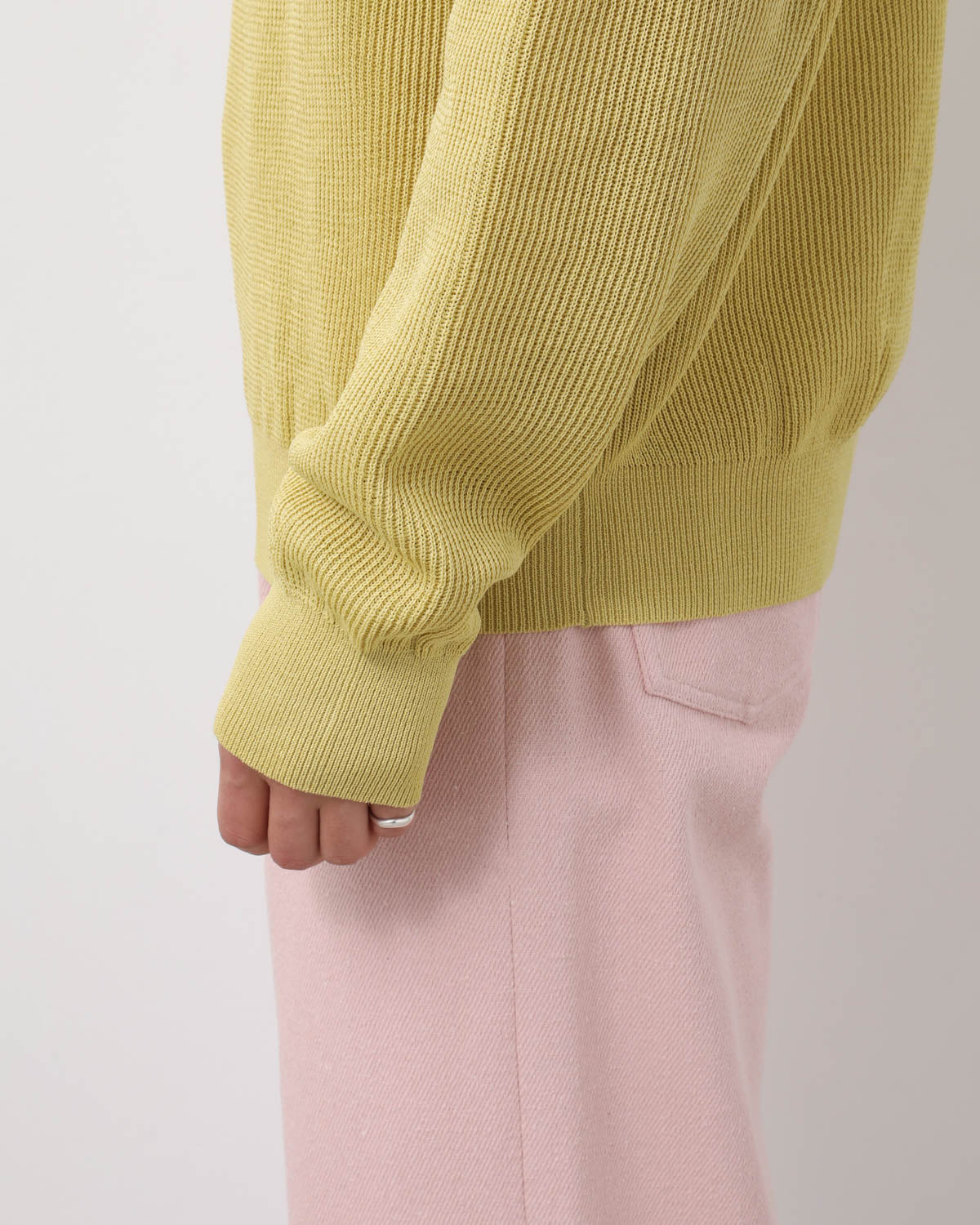 FLAT YARN RIB KNIT P/O