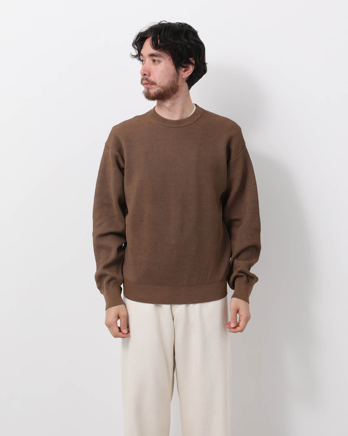 FLAT YARN RIB KNIT P/O